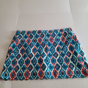 JONES NEW YORK SIGNATURE SKORT MID -LENGTH WITH SCALLOPED HEMLINE SIZE XXL